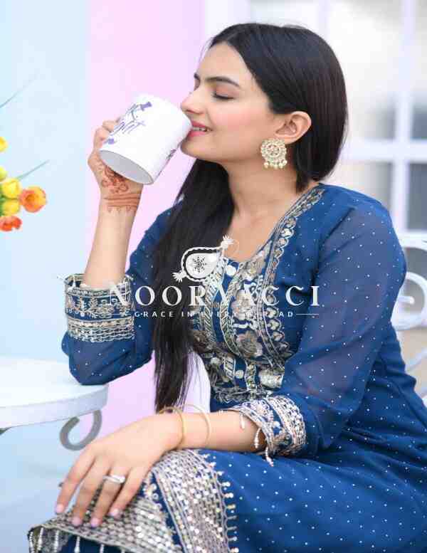 Elegant Fox Georgette Suit with Sequence & Stone Embroidery – Premium Designer Wear - Image 7