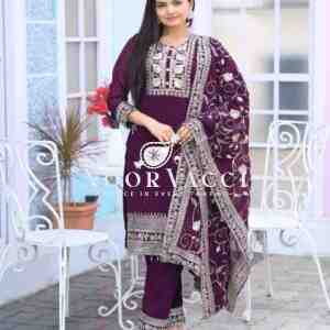Luxe Fox Georgette Suit