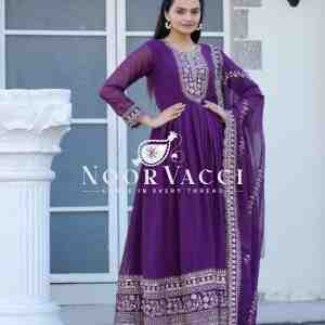 Elegant Georgette Gown