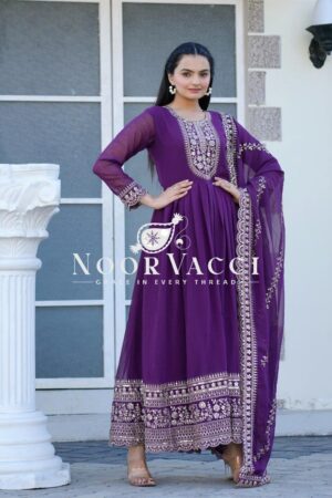 Elegant Georgette Gown