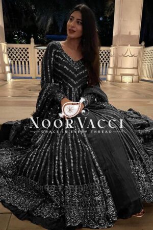 Buy Elegant Faux Georgette Top Lehenga Set with Soft Net Dupatta