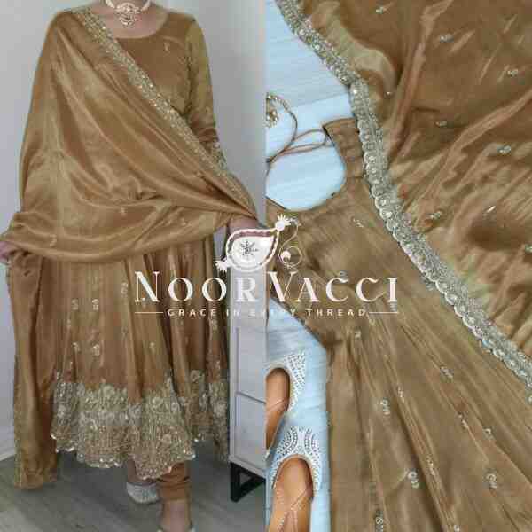 Elegant Anarkali Suit with 3-Meter Flair & Heavy Embroidery - Image 3