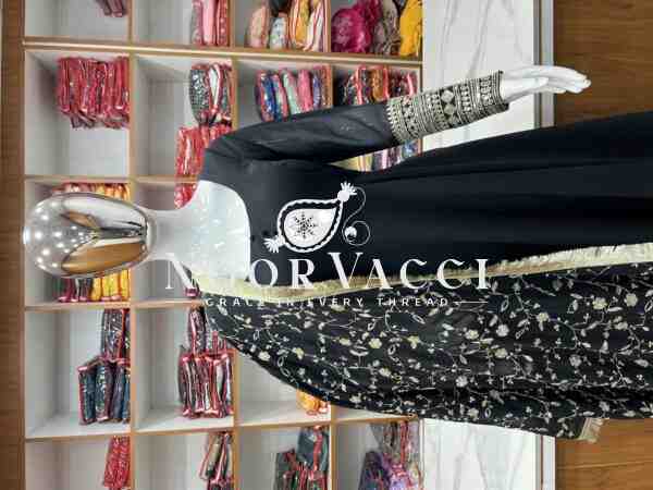 Graceful Georgette Anarkali Gown Set with Dupatta & Pant – Ready to Wear - Image 2