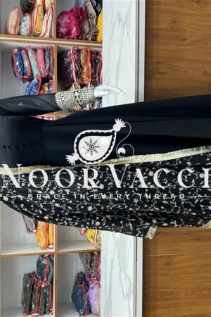 Shop Graceful Georgette Anarkali Gown Set with Dupatta & Pant – Ready to Wear