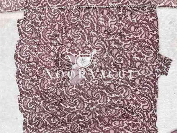 Elegant Pure Soft Fox Georgette Printed Anarkali with Dupatta & Pant Set - Image 7