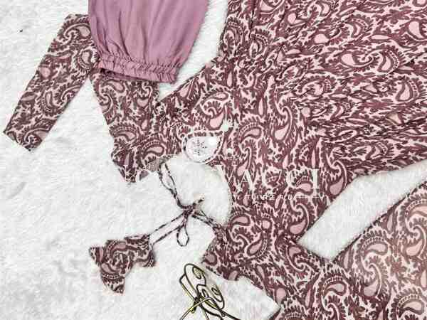 Elegant Pure Soft Fox Georgette Printed Anarkali with Dupatta & Pant Set - Image 8
