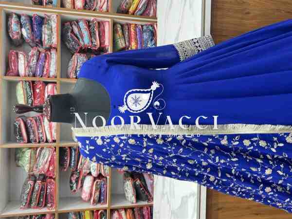 Graceful Georgette Anarkali Gown Set with Dupatta & Pant – Ready to Wear - Image 2