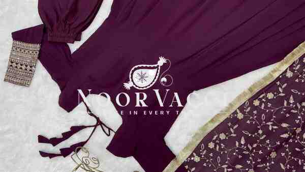 Graceful Georgette Anarkali Gown Set with Dupatta & Pant – Ready to Wear - Image 5