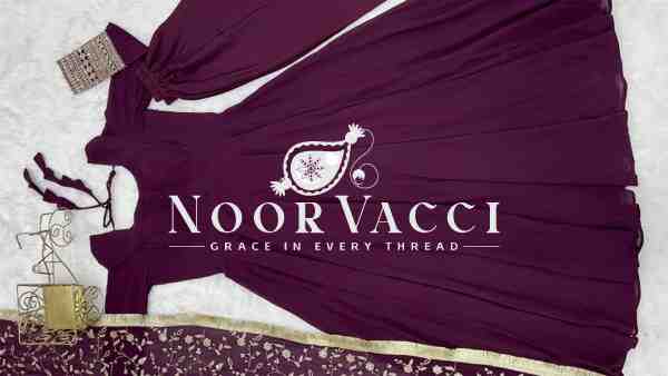 Graceful Georgette Anarkali Gown Set with Dupatta & Pant – Ready to Wear - Image 3