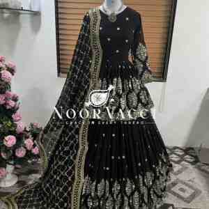 Designer Georgette Embroidered Lehenga Set with Dupatta