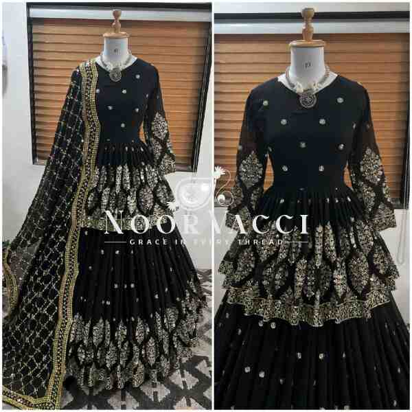 Designer Georgette Embroidered Lehenga Set with Dupatta - Image 2