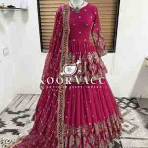Designer Georgette Embroidered Lehenga Set with Dupatta