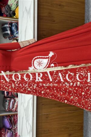 Shop Graceful Georgette Anarkali Gown Set with Dupatta & Pant – Ready to Wear