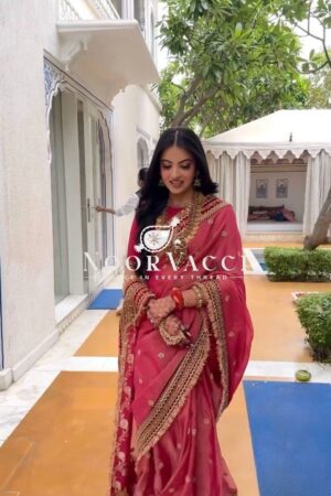 Buy Twil Net Saree with Coding, Thread & Sequence Work and Mono Benglori Blouse