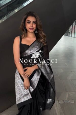 Shop Kota Silk Jacquard Saree with Mono Benglori Blouse