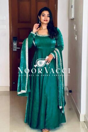 Buy Heavy Designer Party Wear Gown & Dupatta Set with Multy Thread Embroidery Sequence Work