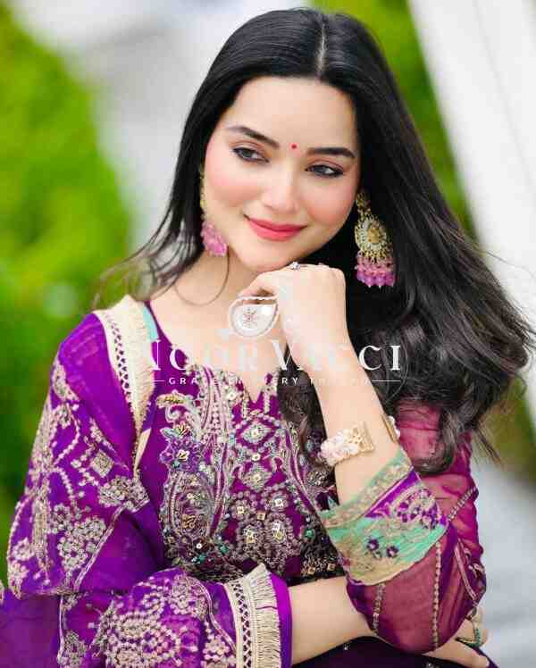 Fox Georgette Embroidered Palazzo Set with Dupatta - Image 4