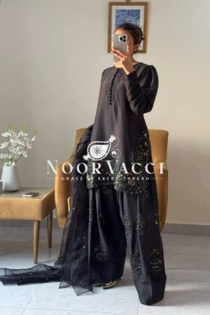 Buy Simmer Silk Embroidered Top with Lehenga and Dupatta – Party Wear Set