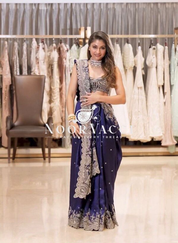 Shop Rangoli Silk Saree with Coding and Sequence Embroidery