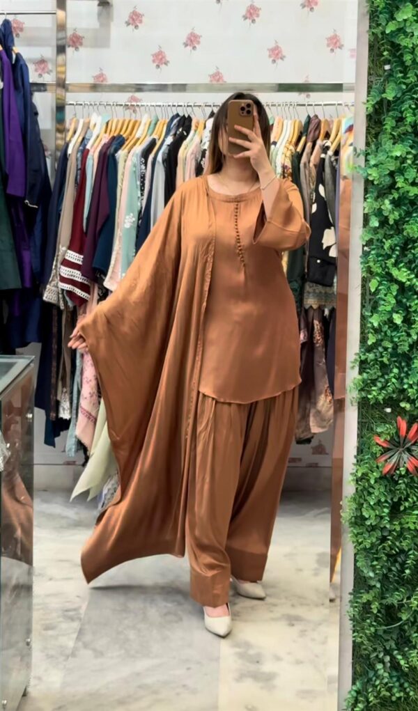 Shop Heavy Georgette Fully Stitched Farshi Pant Set with Dupatta – Elegant Party Wear