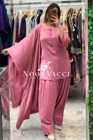 Shop Heavy Georgette Fully Stitched Farshi Pant Set with Dupatta – Elegant Party Wear