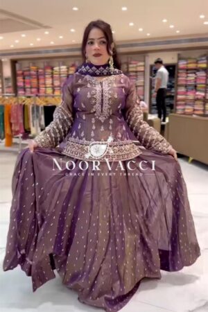 Buy Simmer Silk Embroidered Lehenga Set with Net Dupatta