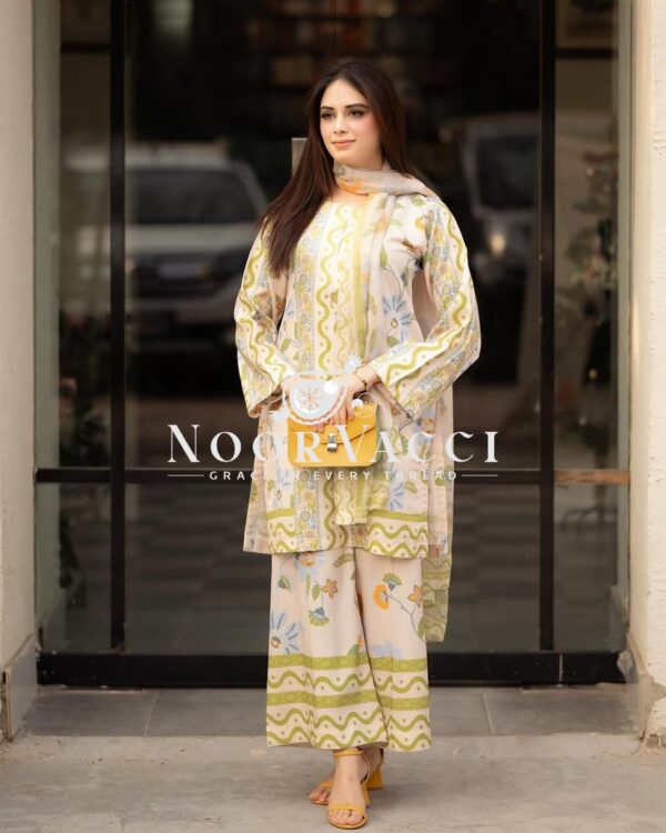 Buy Designer Natural Crepe Co-ords Set with Digital Print & Dupatta