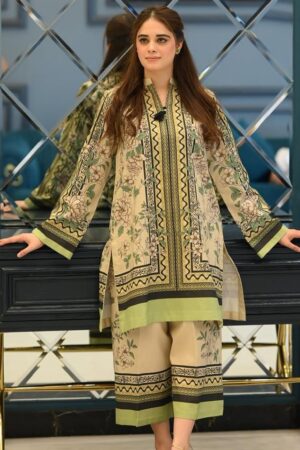 Designer Digital Print Pure Natural Crepe Co-ords Set