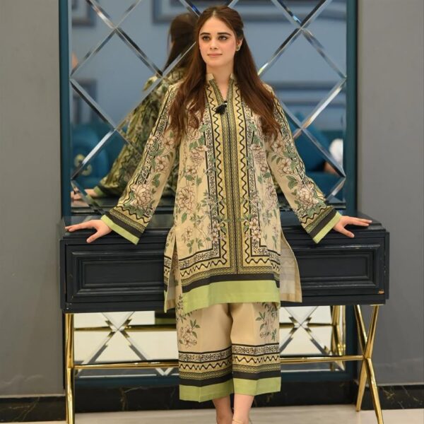 Designer Digital Print Pure Natural Crepe Co-ords Set