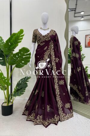 Buy Rangoli Silk Designer Saree with Coding & Sequence Work