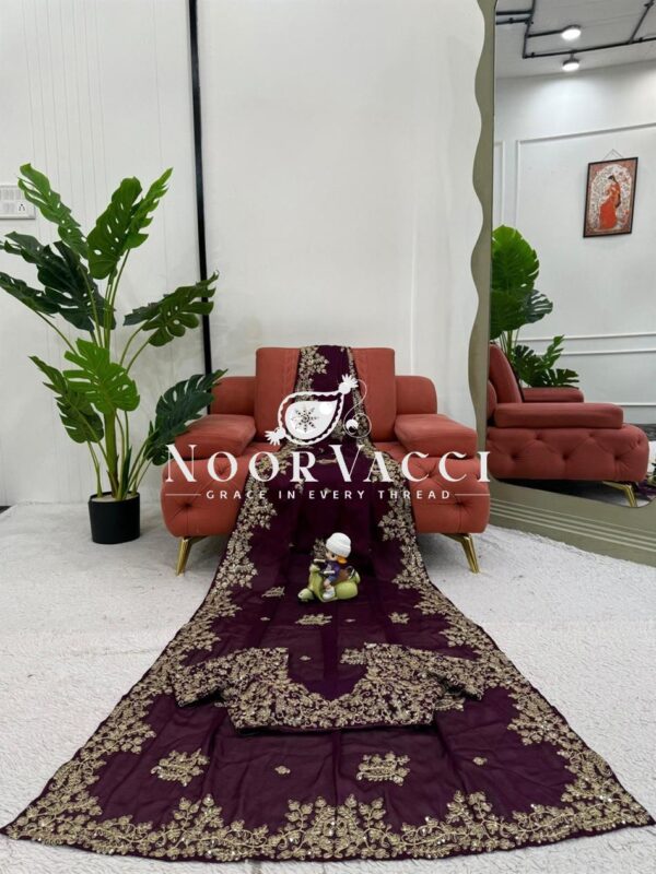 Buy Rangoli Silk Designer Saree with Coding & Sequence Work - Image 5