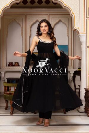Shop Faux Georgette Mirror Handwork Plazo Set with Dupatta