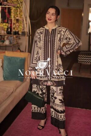 Buy Designer Pure Natural Crepe Digital Print Co-ords Set