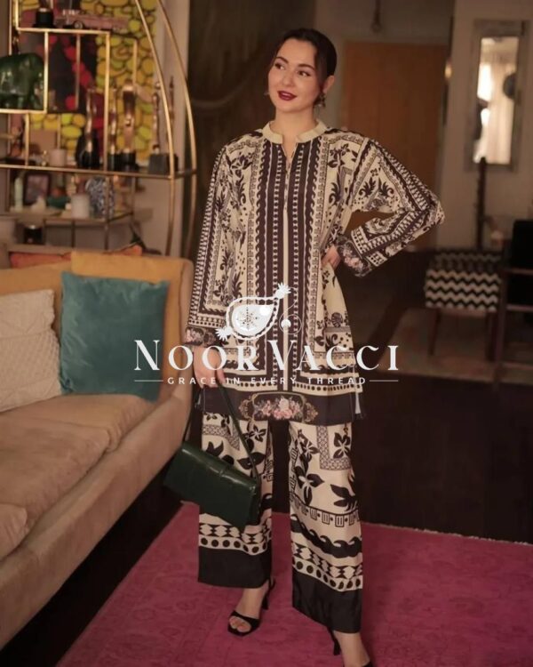 Buy Designer Pure Natural Crepe Digital Print Co-ords Set