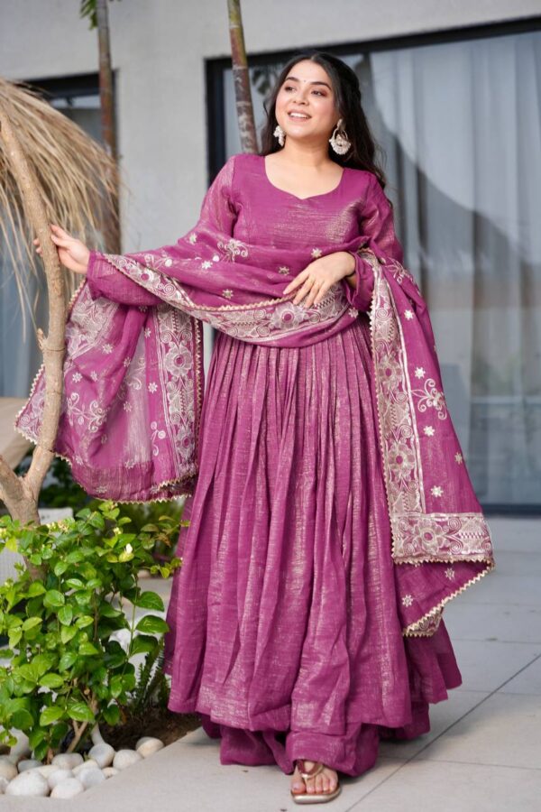 Shop Gold Crazy Embroidered Sharara Suit Set with Dupatta