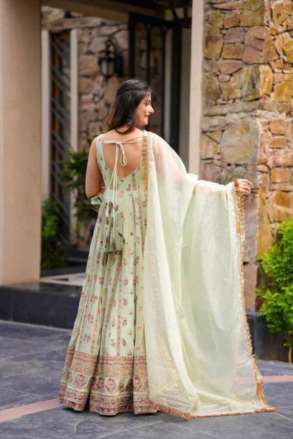 Premium Foux Georgette 3-Piece Co-ord Set with Dupatta - Image 3
